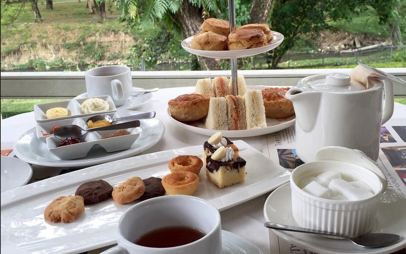 Indulging in a relaxing afternoon tea, savoring a lazy Saturday